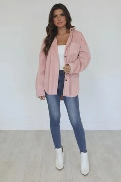 Promo 😍 Pink Lily Easy To Miss Pink Corduroy Shacket 🤩 -lounge-tops shop c4ef32a2a05b4cf080ce33c884d19fb5.thumbnail.0000000000 530x530